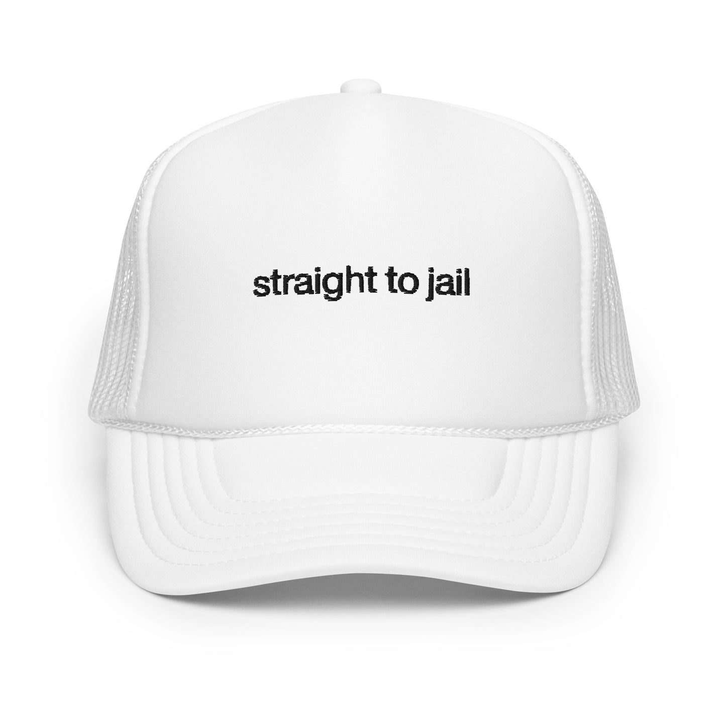 STRAIGHT TO JAIL TRUCKER HAT