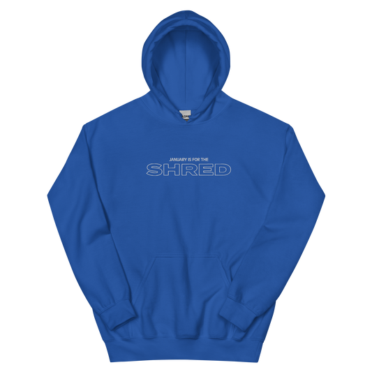 SHRED EMBROIDERY HOODIE
