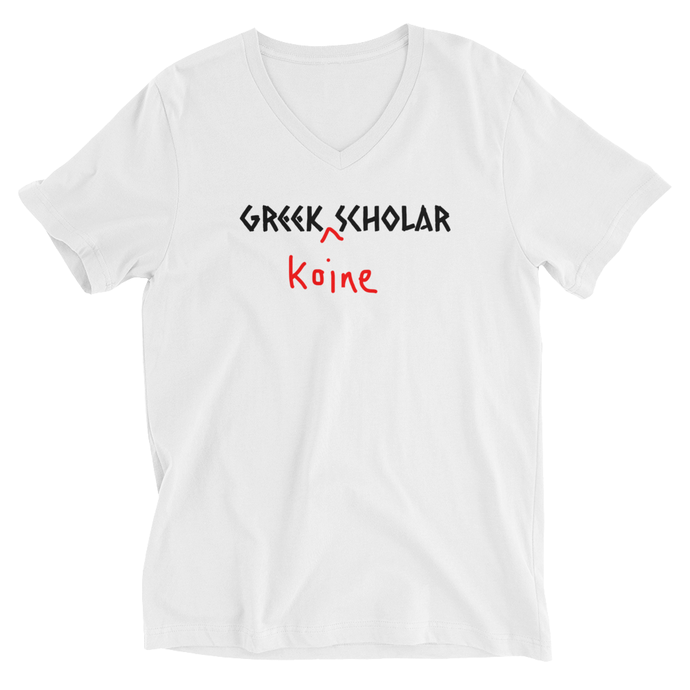 GREEK SCHOLAR V NECK